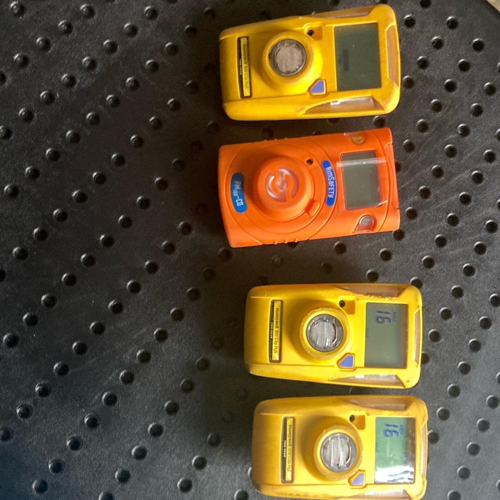 Gas Detection Device - Yellow and Orange